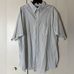Roundtree and Yorke short sleeve white/green shirt